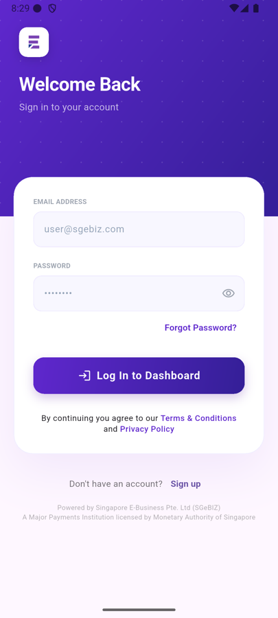 Ezypayment 2.0 (SGeBIZ)